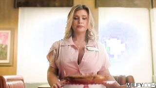 MILFY Fit Blonde MILF Cory Chase Gets DPed By Two Massive BBCs