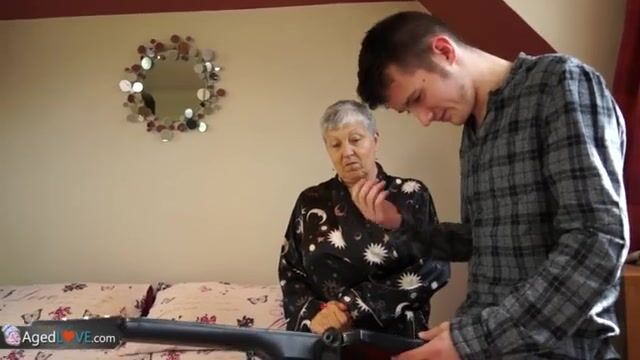Old lady Savana fucked by student Sam Bourne by AgedLove