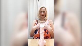 Annabel's jerk off instruction using my BIG tits
